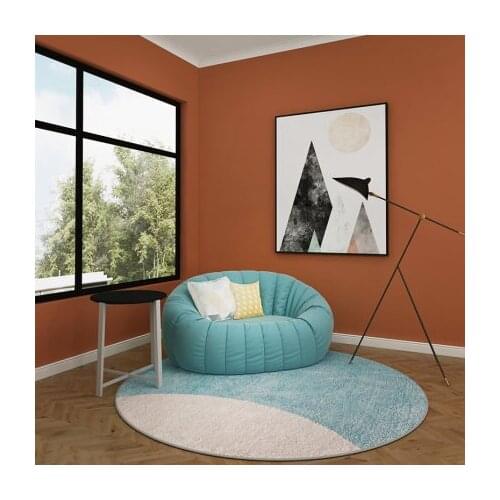 Modern Round Carpet Chair Tea Table Study Lamb Down Living Room Floor Mat