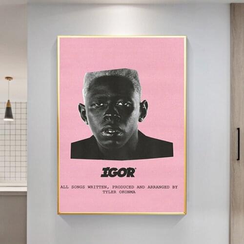Tyler The Creator Igor Rap Music Album Stars Canvas Painting Posters and Prints Wall Art Picture Cuadros Room Home Decoration