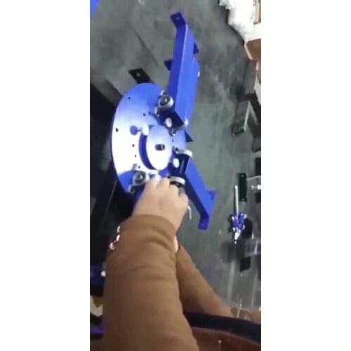 4 Color 1 Station slik Screen Printing Machine for T-shirt DIY Press Silk Screen Removable Pallet