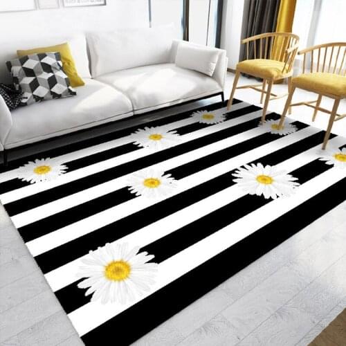 Trend Printing Carpets For Living Room Bedroom Home Mat/Rugs Crystal Cashmere Modern 3D Pad Printed Household Minimalist Carpet