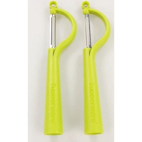 Tupperware Side To rob, paring knife, Peeler Schälfix (2) Green Peeler Flat Cut Professional peeler