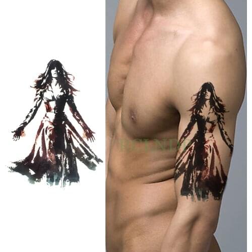 Waterproof Temporary Tattoo Sticker X-Men Marvel Girl Jean Grey Body Art Fake Tatto Flash Tatoo Tatouage Leg Arm for Women Men