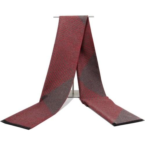 Winter Scarf Tartan Cashmere Scarf Men Plaid Blanket Scarf New Designer Acrylic Basic Shawls Women and mens Scarves and Wraps