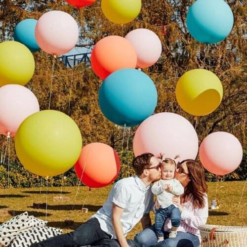 1PCS 36inch Giant Macaron Latex Balloons Happy Birthday party wedding decoration Ballons Inflatable Helium Air Balls