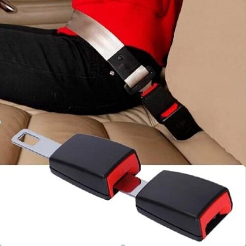 1Pcs Car Safety Belt Extender Seat Belt Seatbelt Lock Buckle Plug Socket Padding Extension Buckle Plug Clip Car Accessories