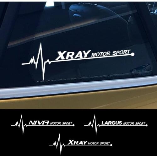 2PCS/Set Auto Side Window Protective Film Sticker Car Reflective Vinyl Decoration Decal For Lada Xray Largus Granta Accessories