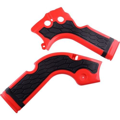 2Pcs Motorcycle Frame Guards Fairing Covers Protector Fit for Honda CRF250R CRF450R 2014 2015 2016