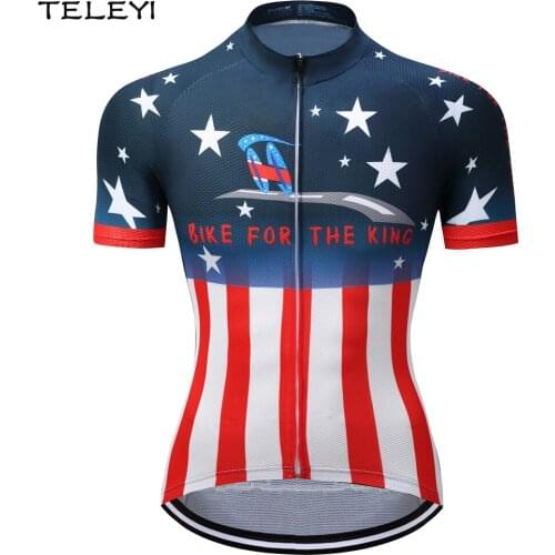 2021 Mans USA King Cycling Jersey Racing Bike Pro Team Cycling Clothing Ropa Ciclismo Quick Dry MTB Bicycle Shirt Top