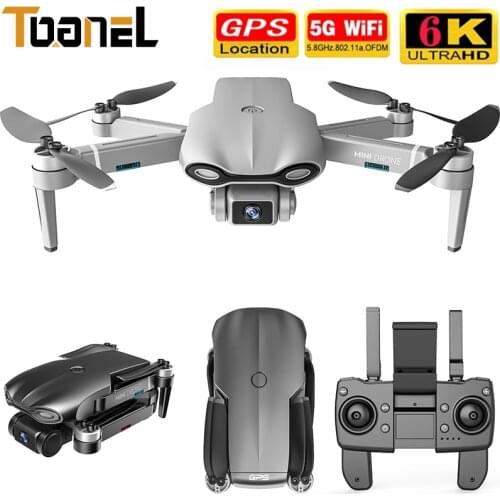 2021 New M9968 Drone 5G GPS WIFI 6K HD Mini Camera Profesional Brushless Motor Flight 30 mins 1200 Meters Distance RC Helicopter