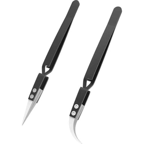 2UUL Newest Pre-Cut Desoldering Wick With Reversed Ceramic Tweezers Oxidation Corrosion Resistance For Phone Motherboard Repair
