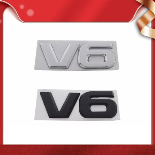 3D Premium V6 Engine Display for Mustang Ranger Nissan Toyota Honda car Hood Fender trunk Rear Bonnet Decal Emblem Badge Sticker