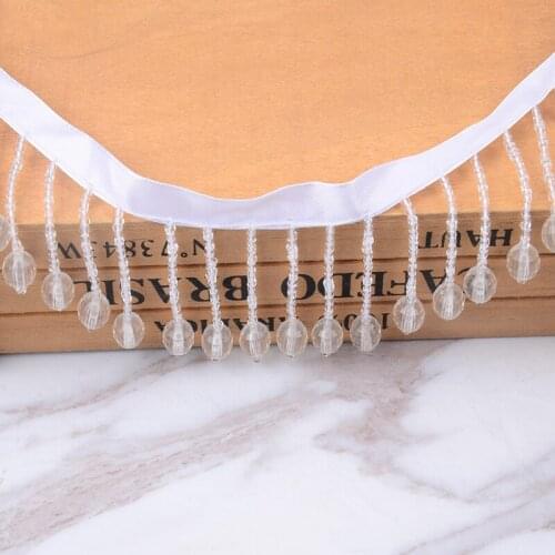 5 Yard/Lot Beaded Fringe Trim Tassel Lace Fringes For Sewing Ribbon Dress 4.5cm Width Diy Decoration Wedding Accessoise