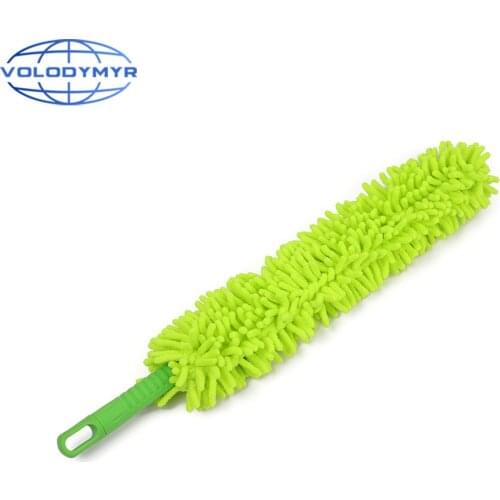 Car Cleaning Duster Green Auto Accessorie for Auto Detailing Clean Detail Washing Tools Products Microfiber