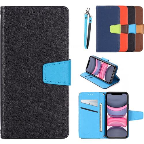 Coque for iPhone 11 Pro Max 12 Mini XR XS X 6S 7 8 Plus SE 2020 Case Flip Wallet PU Leather With Lanyard Shockproof Phone Cover