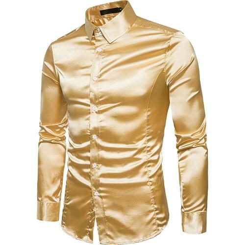 Eillysevens Mens Silk Shirts