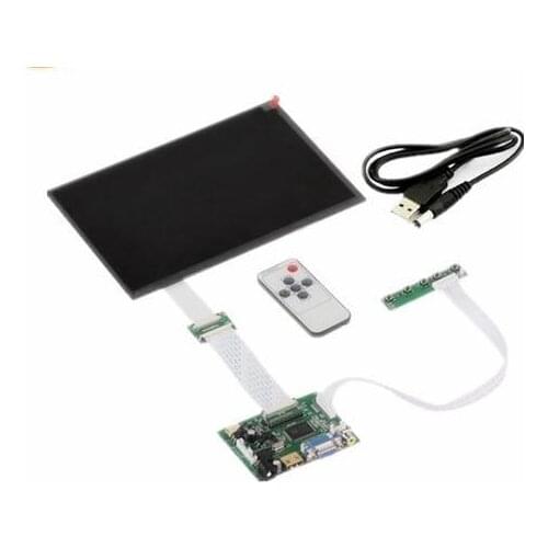 Hdmi 1280(RGB)*800 EJ101IA-01G 10.1" LCD for Raspberry Pi Screen Display With Remote Driver Control Board 2AV VGA