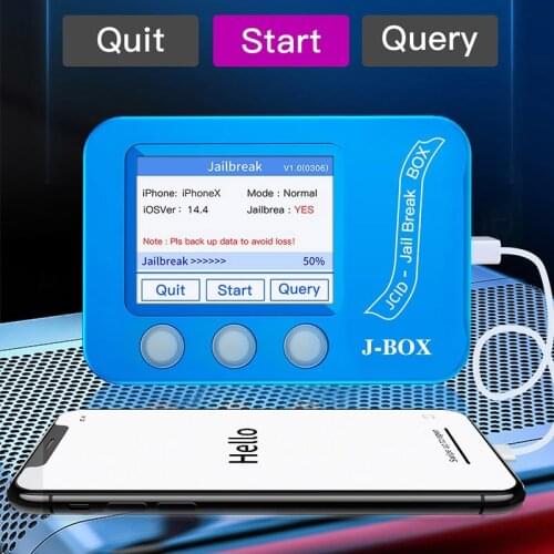 JC J-BOX For Iphone 6 To X For Ipad 5 To 12.9 Jail Break Box Programmer Wi-fi And Bluetooth Address Retrieve
