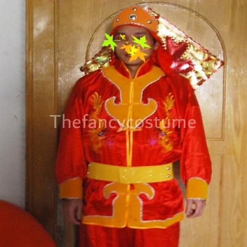 Chinese Male Dragon Dance Lion Dance Performance Costume Spring Festival Lantern Festival Drop Shipping