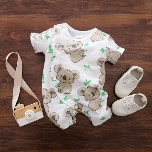 Summer Koala Animals Mascot Costume Newborn Baby Boy Clothes Pyjamas Infant Romper New Born Girl Clothing Outfit Babygrow Things