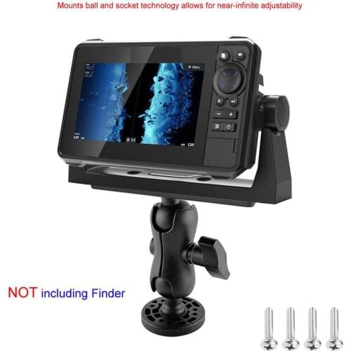 360 Degree Fishfinder Mount Base Universal Marine Boat Mounting Plate Electronic Mount Kayak Accessories