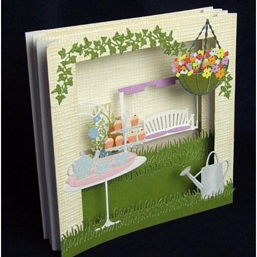 Shovel Flowerpot Metal Cutting Dies Stencils For DIY Scrapbooking Decorative Embossing Suit Paper Cards Die Cutting Template