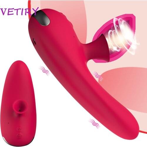 Clit Sucker Vagina Sucking Vibrator Clitoris Stimulator Blowjob Oral Nipple Sex Toys for Adult Women Masturbator Erotic Products