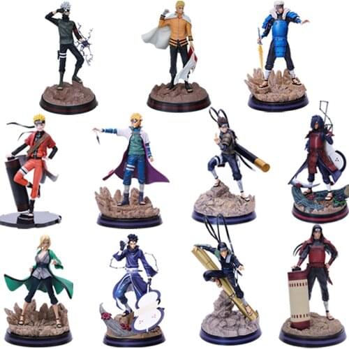 Naruto Shippuden Anime Model Namikaze Minato Hokage GK Action Figure 30CM PVC Statue Collectible Toy Collectible Gift Doll