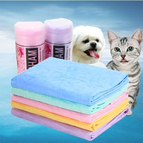 Pet Towel Water Absorption Quick-drying Dog Cat Bath Towel Soft Pet Hair Car Cleaning Towels For Small Medium Large Dogs Cats