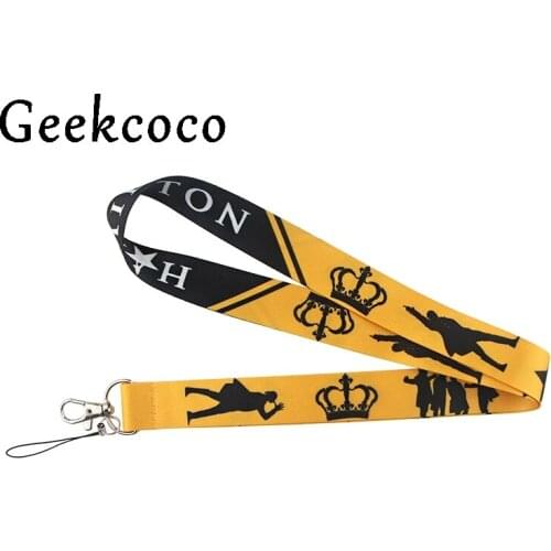 10pcs/lot Lanyard for Keys Broadway musical Hamilton lanyard for Phones USB Flash Drives Keys Keychains Tag Badge Holders J0921