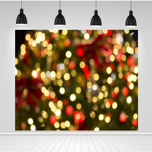 Scopiso Christmas Backdrop Winter Tree Light Bokeh Newborn Baby Birthday Party Photocall Photography Background For Photo Studio