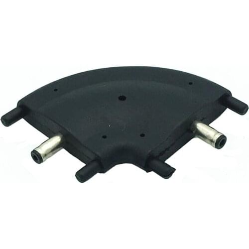 LED tube DC power connector for adding tube connector between LED tubes, curved black/white