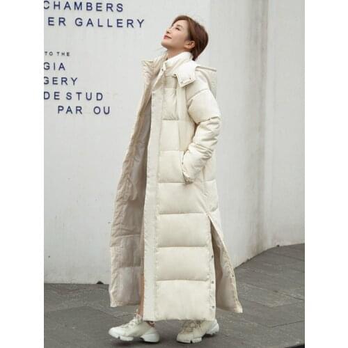 Women Winter Clothes Ladies Coats and Jackets Harajuku Jacket Long Parkas Hooded Long Sleeve Oversize Down Cotton Coat
