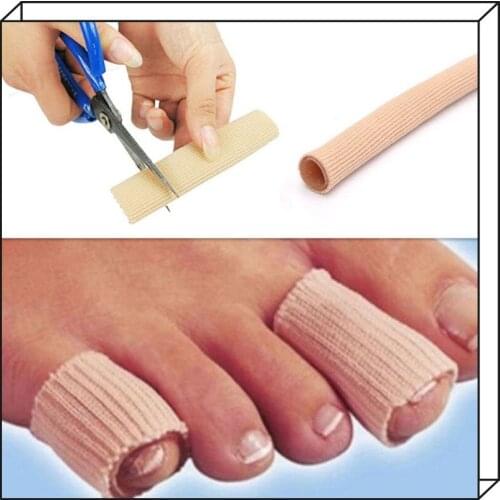 15cm Fabric Gel Bandage Tube For Finger Toe Separator Brace Calluses Protectors Feet Pain Relief Guard
