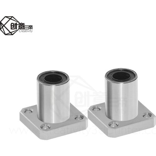 3D Bearing buddy caps LMK8UU LMK12UU CNC Round Flanged Type Linear Bushing For 3D Printer Parts Rail Linear Shaft Part Brush