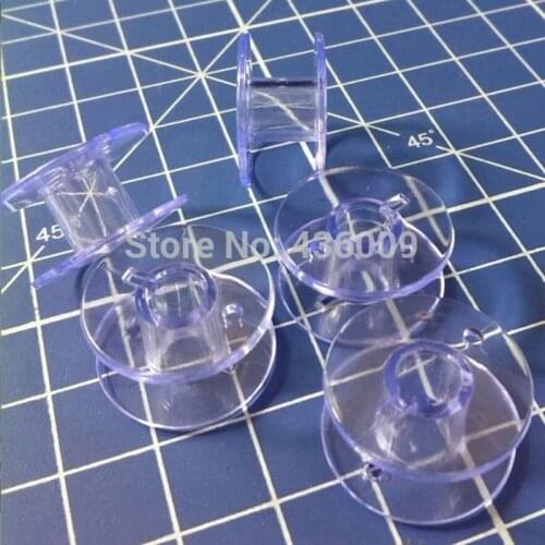 Household Sewing plastic bobbin SA156 15J class 15 2518P Purple Colour bobbin for singer brother janome toyota (100pcs/bag)