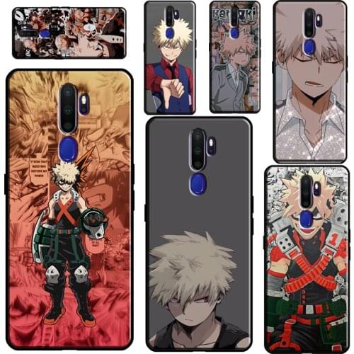 Katsuki Bakugou Case For OPPO A15 A83 A91 A93 A52 A72 A31 A53 A5 A9 2020 A1K A3S A5S F5 F7 Find X2 X3 Pro