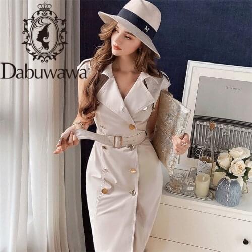 Летние платья без рукавов Dabuwawa China At AliExpress