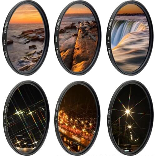 KnightX UV ND Star Camera Lens Filter For canon nikon 49mm 52mm 55mm 58mm 62mm 67mm 72mm 77mm 50d 2000d set 400d 1200d 60d d5600