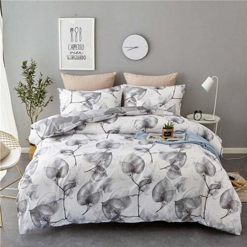 Floral Duvet Cover Set Single Double Queen King 220x240 Bedding Set Bed Sheet Pillowcase Polyester Bed Linen Quilt Covers