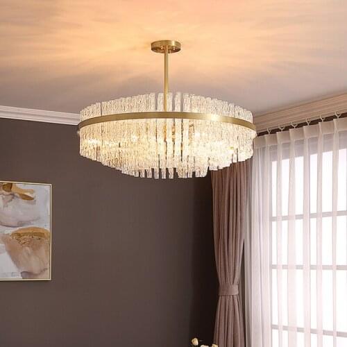 Creative design Living room lights Atmospheric Villa Chandelier European style crystal Light Bedroom lights Restaurant lights