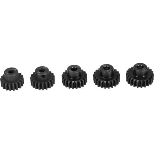 LCLL-M1 5mm 18T 19T 20T 21T 22T Shaft Steel Pinion Motor Gear Combot Set for 1/8 Off-road Buggy Truck RC Car Brushed Brushless