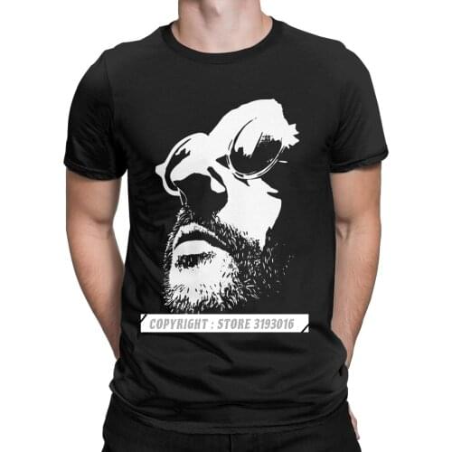 Leon Movie T Shirts for Men Cotton Tshirt Round Neck The Professional Mathilda Natalie Portman Besson Tee Shirt
