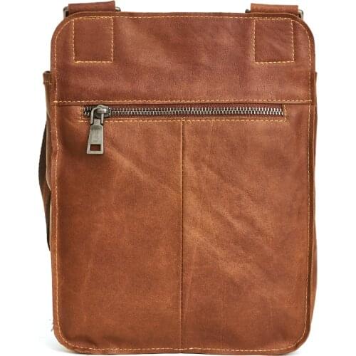 Small Casual Flap Men Leather Messenger Bag Mens Genuine Leather Crossbody Bags Mens Shoulder Bag Handbag Male Gift 6361