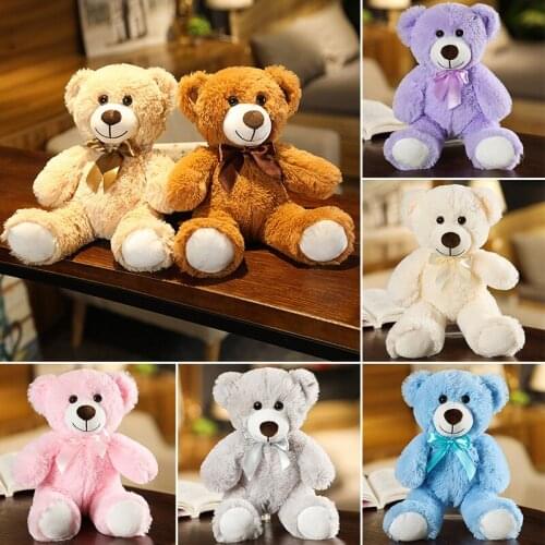 35cm High Quality Toy Cartoon Teddy Bear Plush Toys Stuffed Plush Animals Bear Doll Birthday Xmas Gift for Children Girls