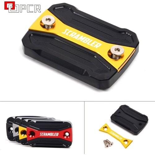 New For DUCATI Scrambler 400 800 Sixty2 Mach 2.0 2015 2016 2017 Motorcycle Front Brake Master Cylinder Fluid Reservoir Cover Cap