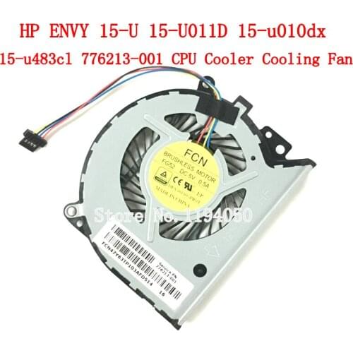 New Original DFS501105PR0T DC5V 0.5A 4Pin For ENVY 15-U 15-U011D 15-u010dx 15-u483cl 776213-001 CPU Cooling Fan