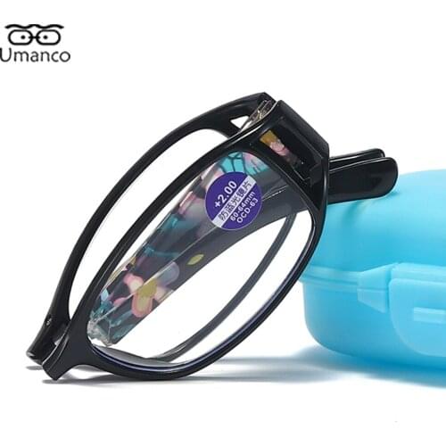 Fashion Reading Glasses for Women Men with Four Leaf Clover Print Business Elegant Read Glasses Computer Newspaper Eyeglasses