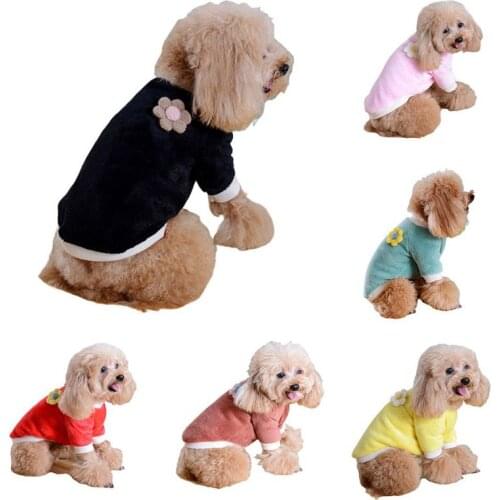 Small Dog Clothes Warm Pet Hoodie Coat for Chihuahua Shih Tzu Sweatshirt Puppy Cat Pullover Dogs Pets Clothing Chihuahua Clothes