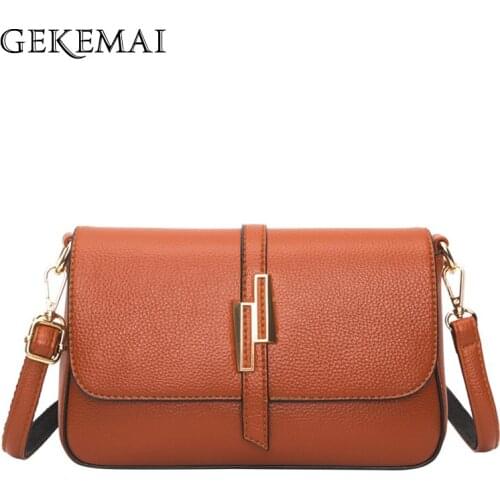 Pure Color Design Women Crossbody Bags Luxury Designer Ladies Mobile Phone Bag High Quality PU Leather Womens Shoulder Bag Sac