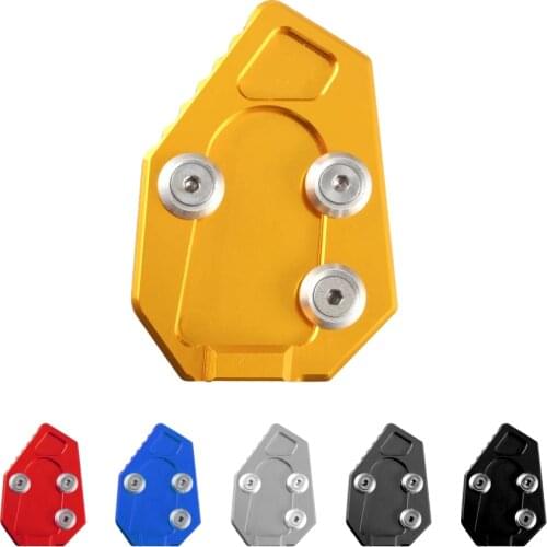 Motorcycle Stand Extension Pad for YAMAHA MT-07 FZ07 FZ6R XJ6/FZ6-S2 ABS CNC Non-slip Side Kickstand Protector Enlarger Support